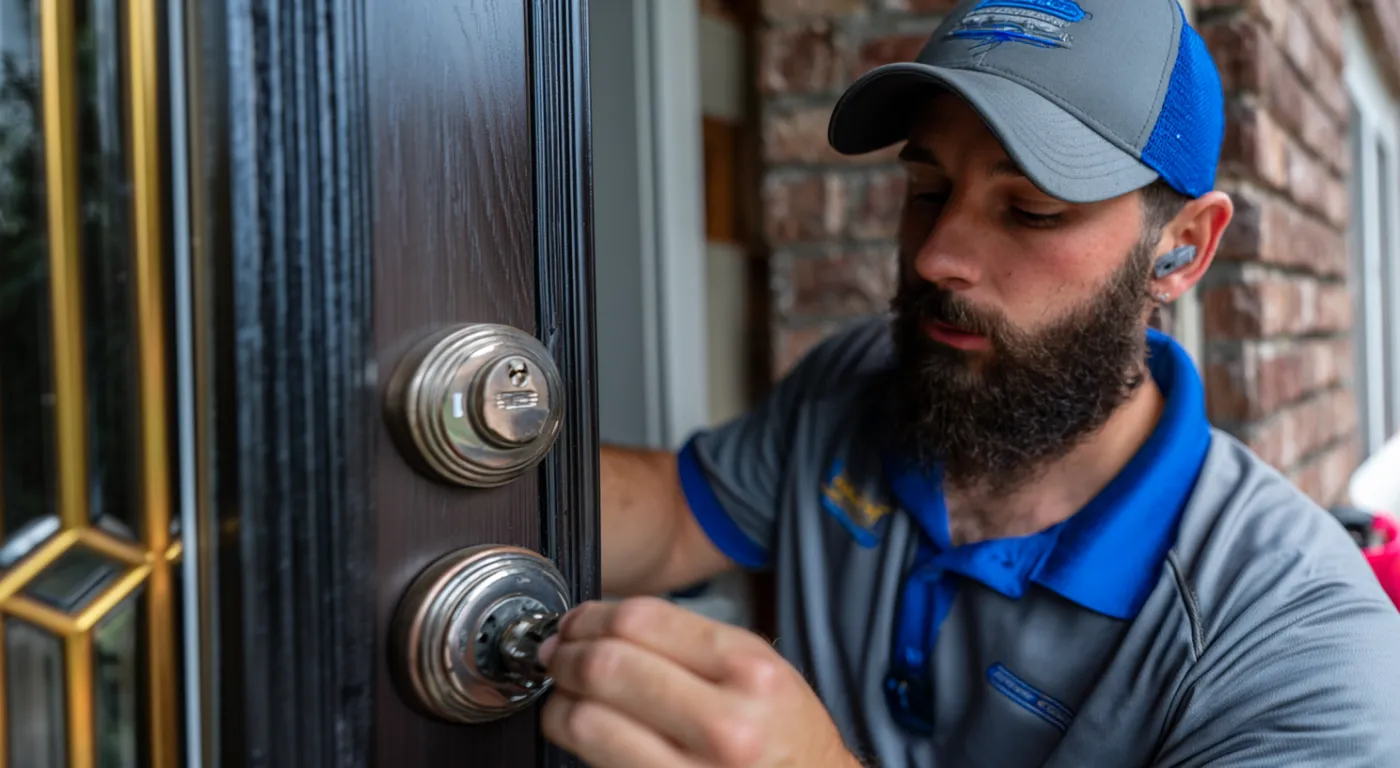 Working on a lock